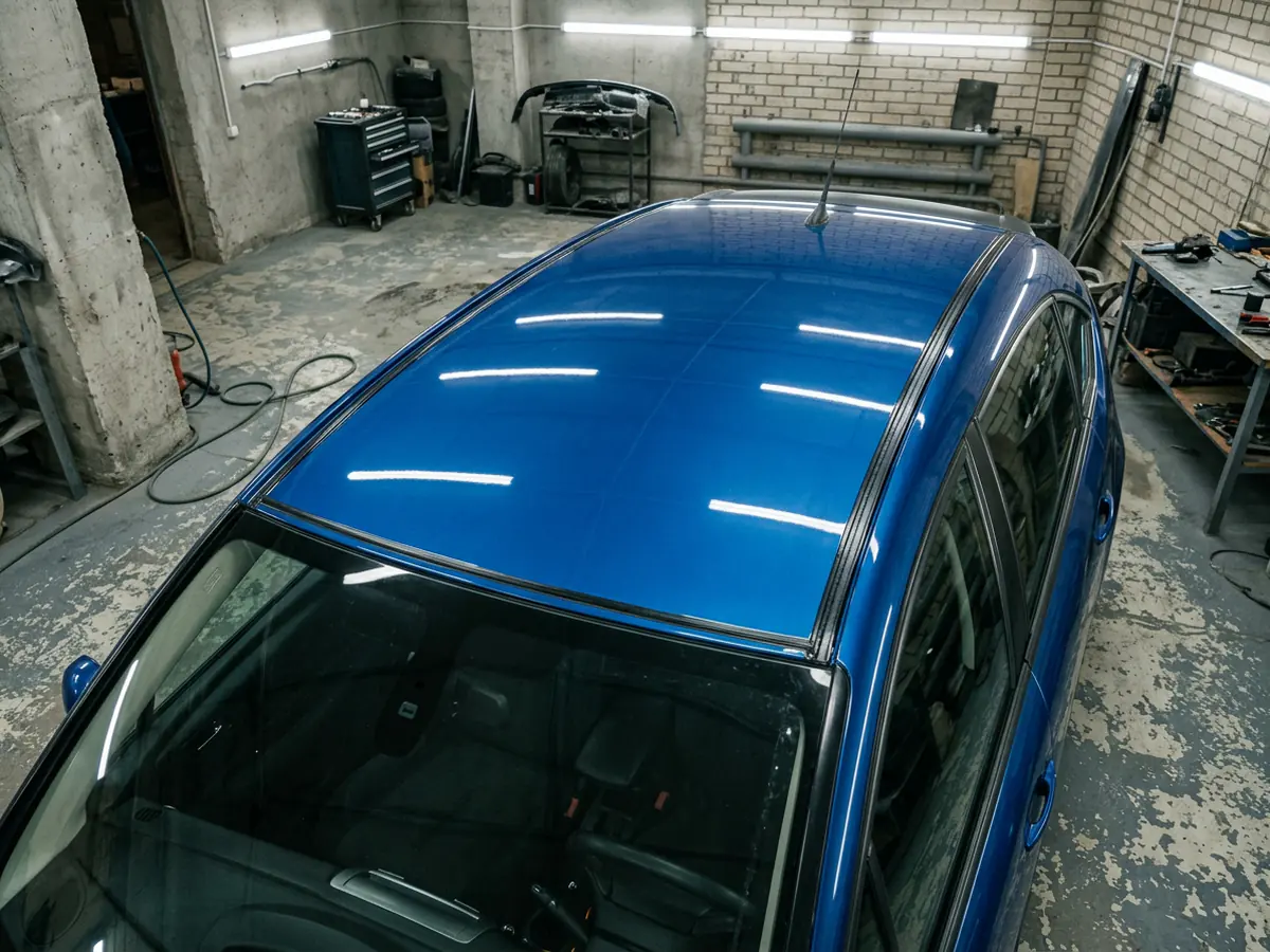 Hyundai Elantra — ремонт и покраска крыши